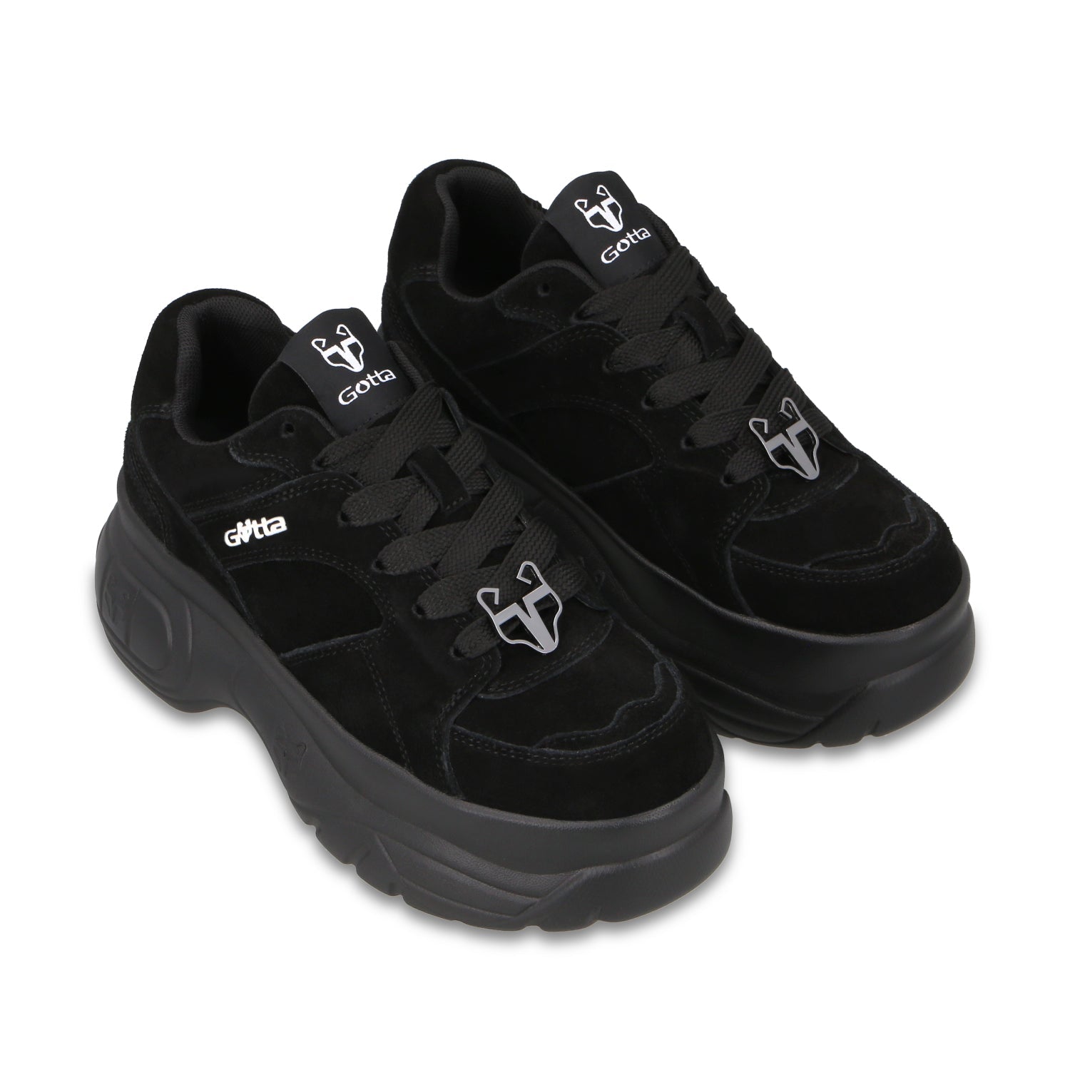 Tenis Plataforma Negra Mujer 9724A - Gotta Mexico