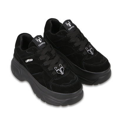 Tenis Plataforma Negra Mujer 9724A - Gotta Mexico