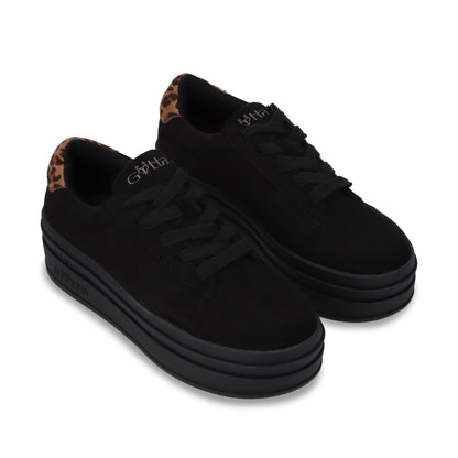 Tenis Plataforma Negro Mujer 53751 - Gotta Mexico