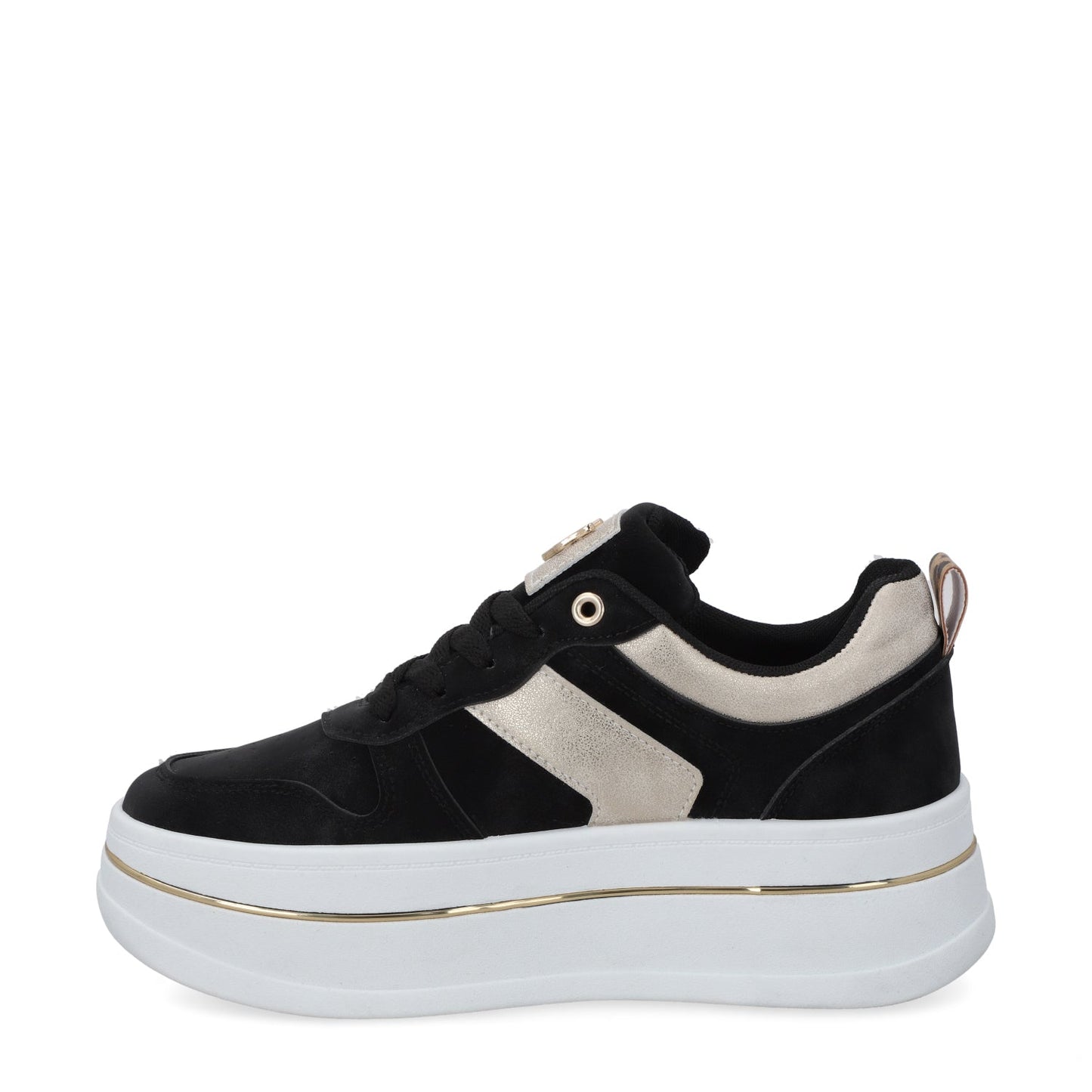 Tenis Plataforma Negros Mujer 58010