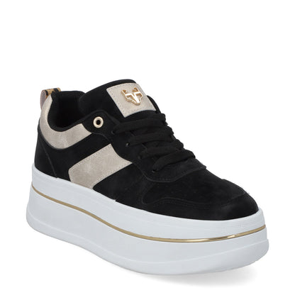 Tenis Plataforma Negros Mujer 58010