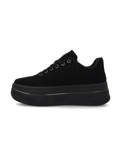 Tenis Plataforma Negros  Mujer 58011