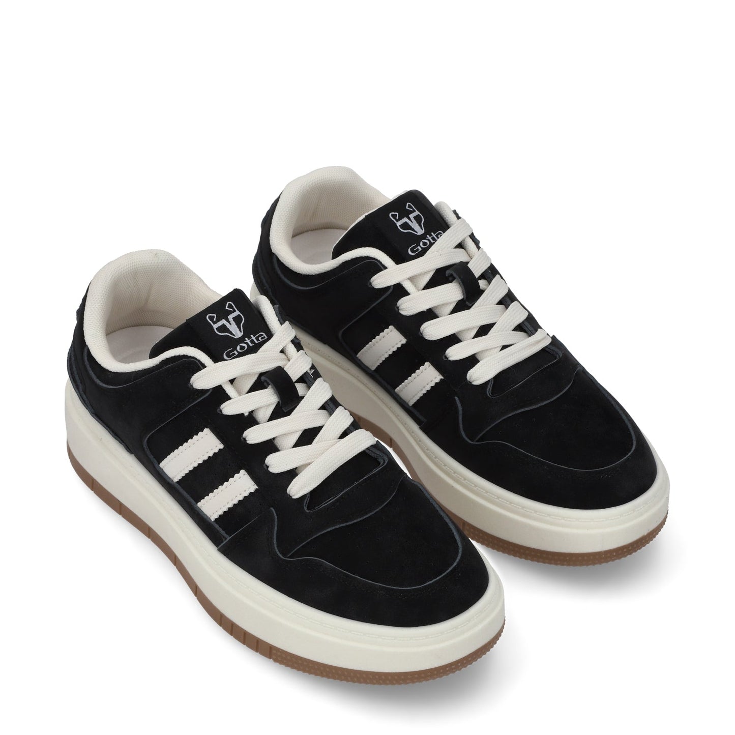 Tenis Plataforma Negros Mujer 58030