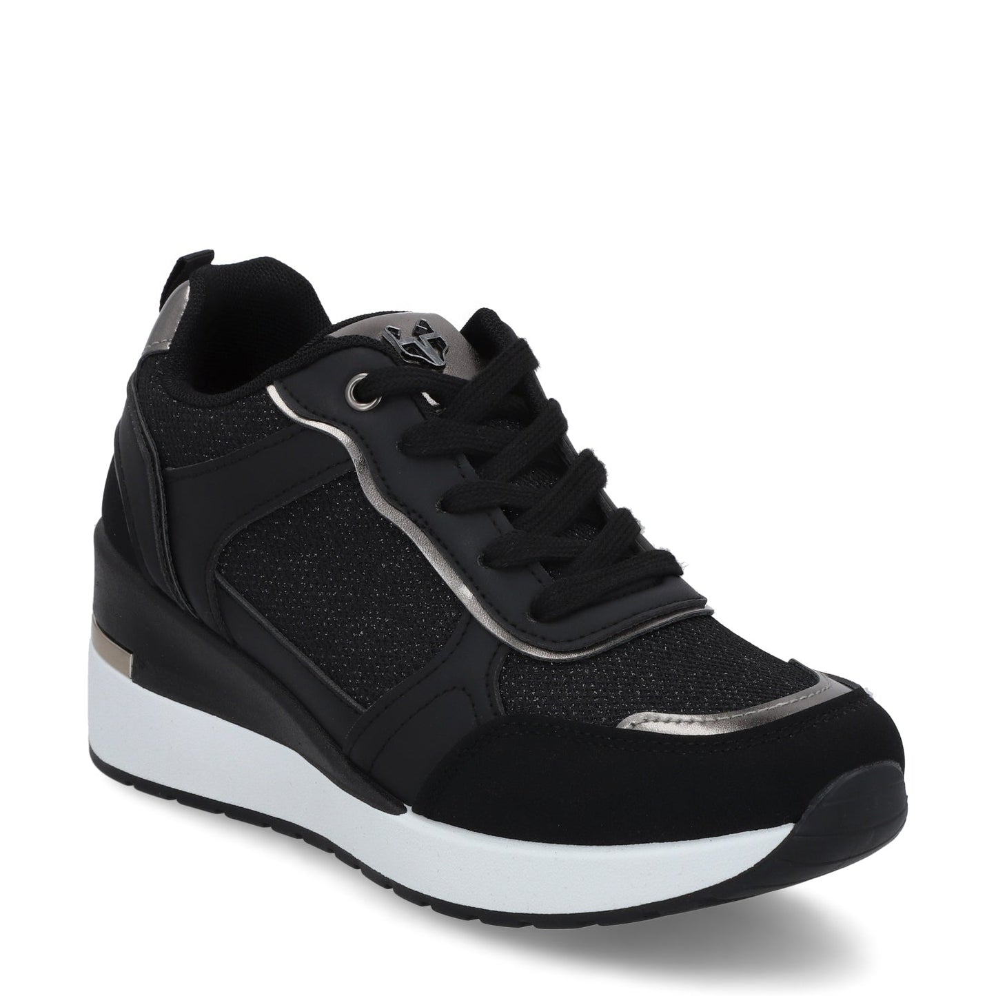 Tenis Plataforma Negros  Mujer 58060