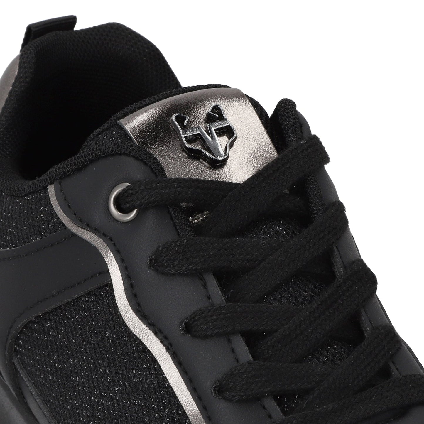 Tenis Plataforma Negros  Mujer 58060