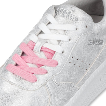 Tenis Plataforma Plateada Mujer 67313 - Gotta Mexico