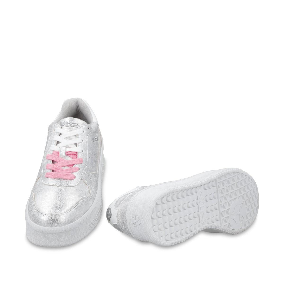 Tenis Plataforma Plateada Mujer 67313 - Gotta Mexico