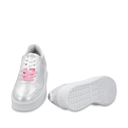 Tenis Plataforma Plateada Mujer 67313 - Gotta Mexico