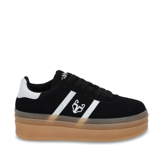 Tenis Roma Plataforma Negro Mujer 53750