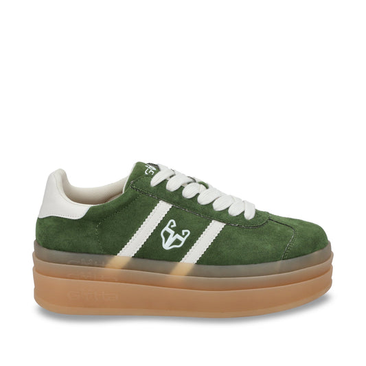 Tenis Roma Plataforma Verde Mujer 53750