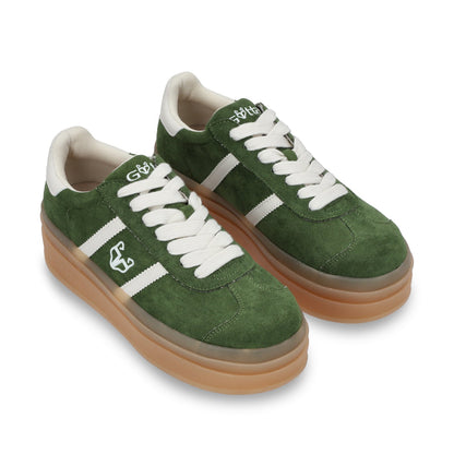 Tenis Roma Plataforma Verde Mujer 53750