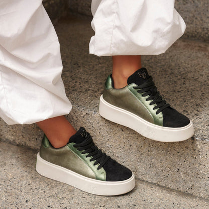 Tenis Verde Mujer 43042