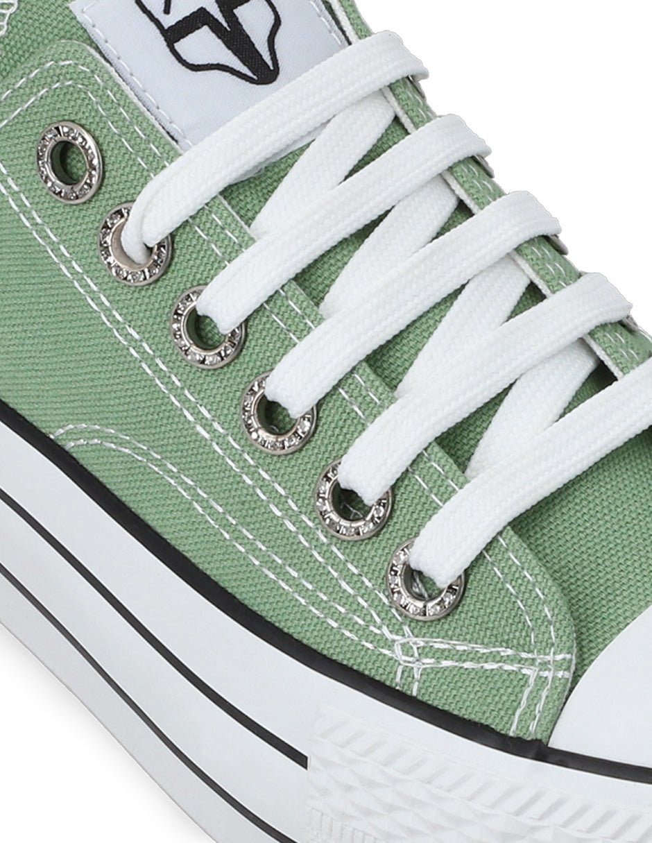 Tenis Verde Mujer 48031