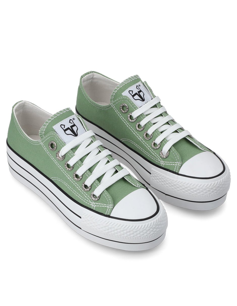 Tenis Verde Mujer 48031