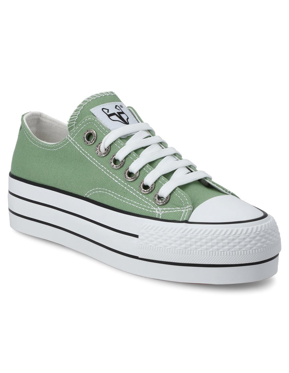 Tenis Verde Mujer 48031