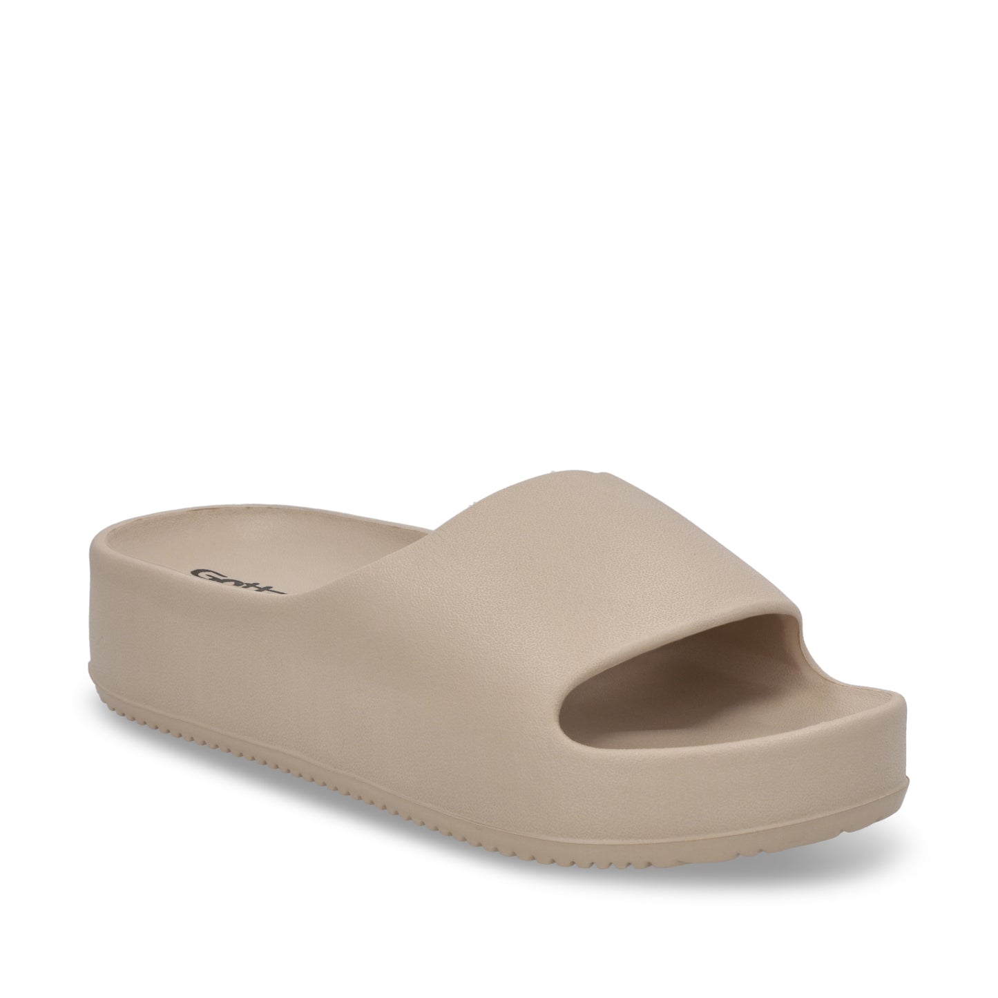 Sandalia Plataforma Beige Mujer 52070