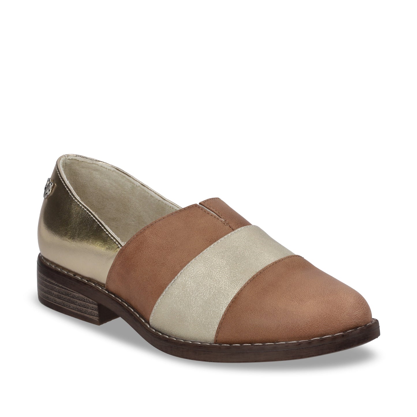 Zapato Plano Camel Mujer 17562