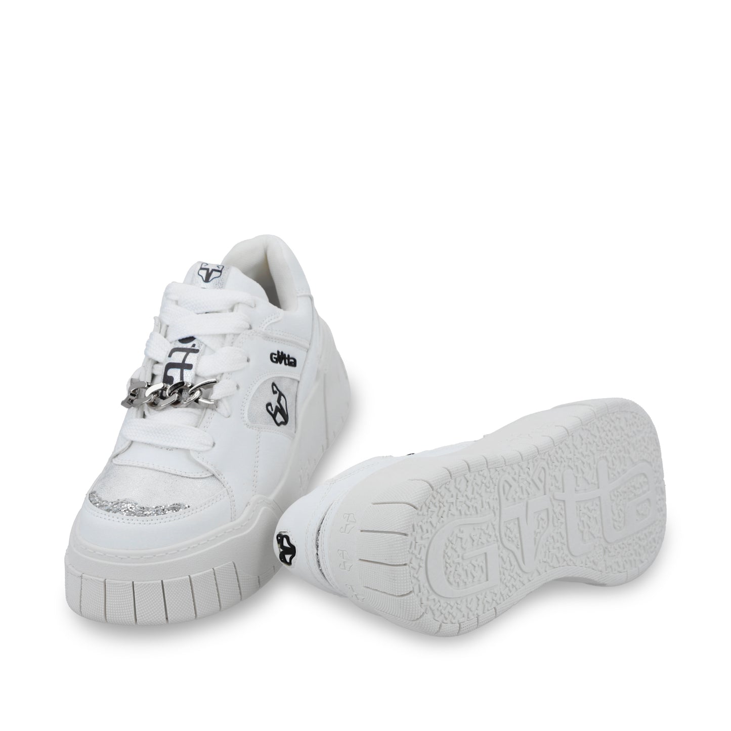 Tenis Plataforma Blanca Mujer 43111