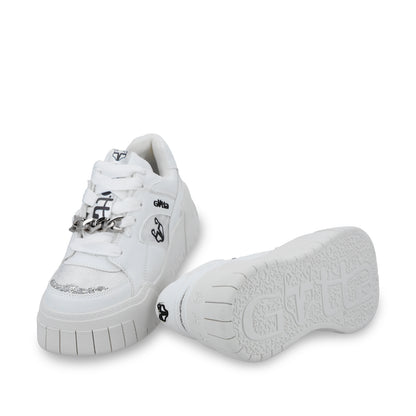 Tenis Plataforma Blanca Mujer 43111