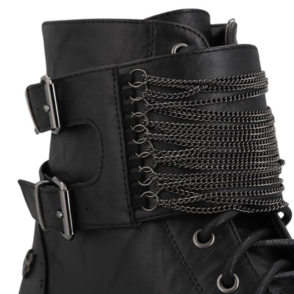 Botín Negro Mujer 45802