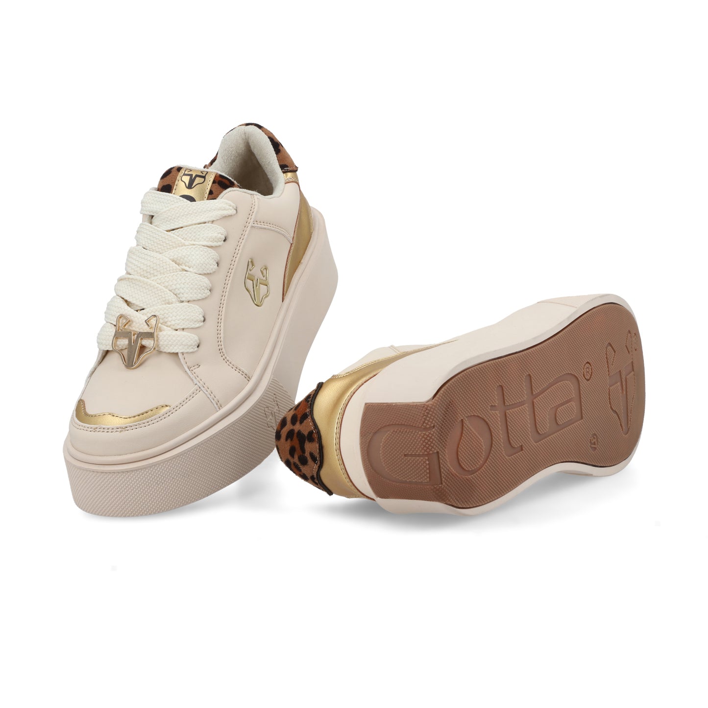 Tenis Beige Mujer 43046