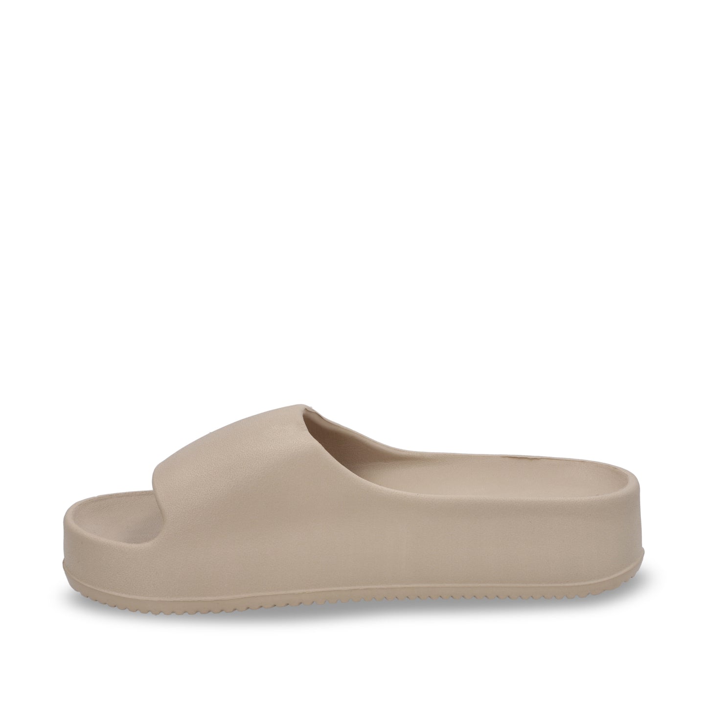 Sandalia Plataforma Beige Mujer 52070