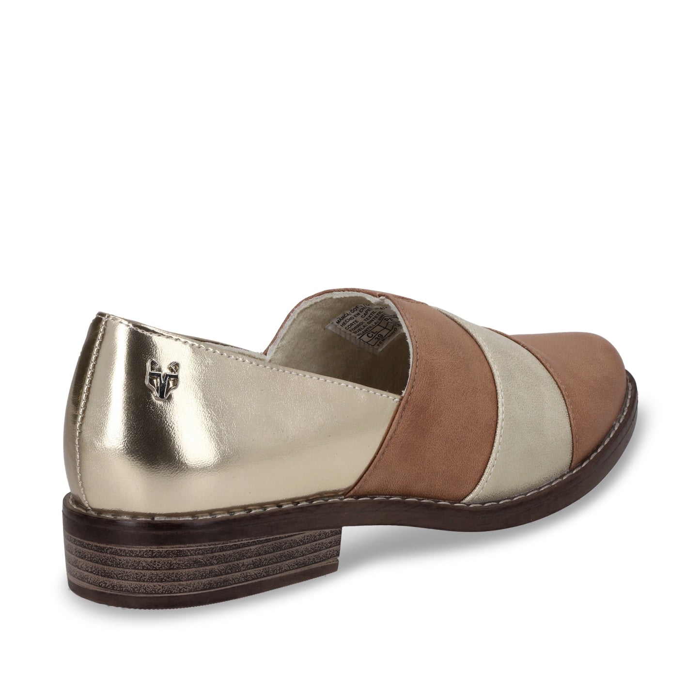 Zapato Plano Camel Mujer 17562