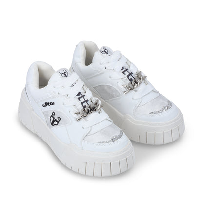 Tenis Plataforma Blanca Mujer 43111