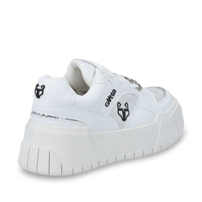 Tenis Plataforma Blanca Mujer 43111