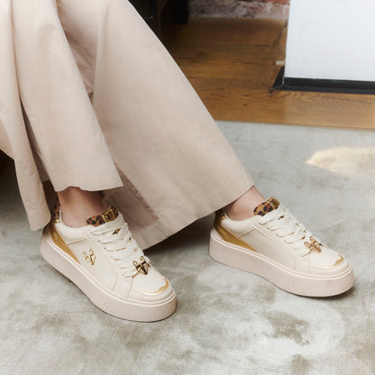 Tenis Beige Mujer 43046