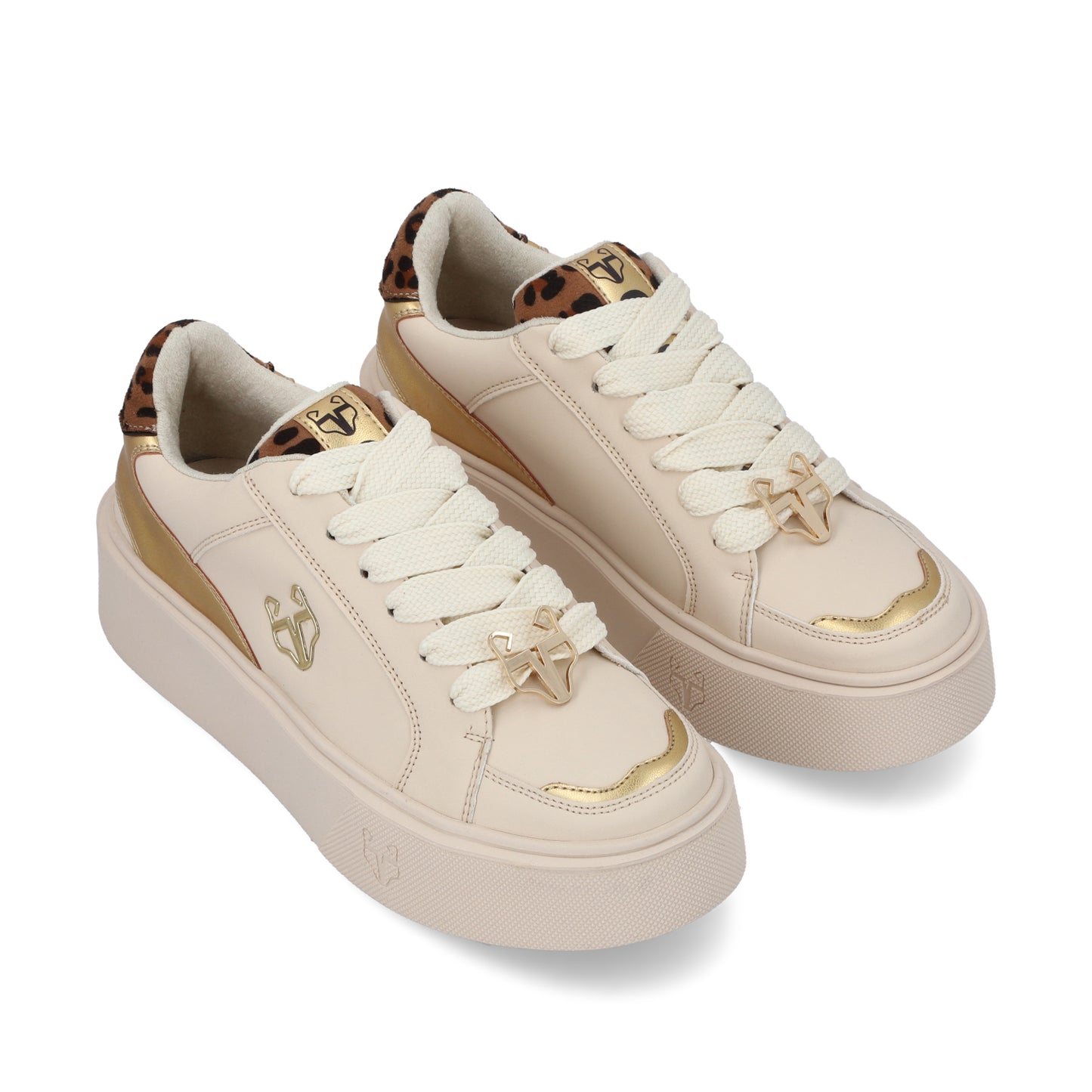 Tenis Beige Mujer 43046
