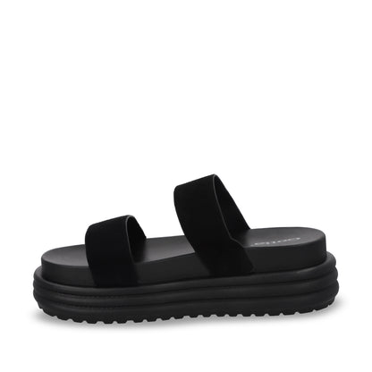 Sandalia Plataforma Negra Mujer 42021