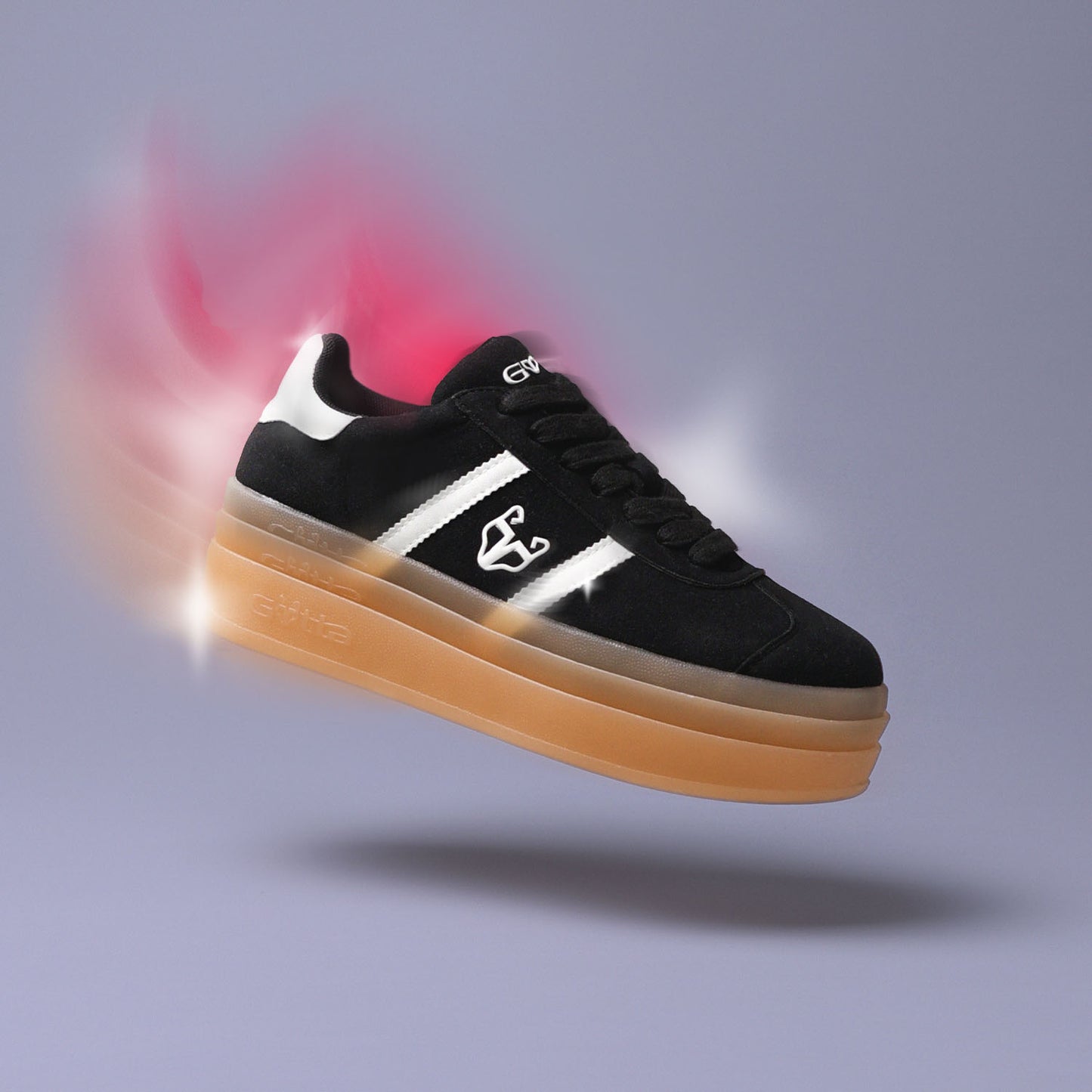 Tenis Roma Plataforma Negro Mujer 53750