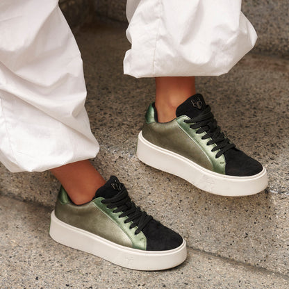 Tenis Verde Mujer 43042