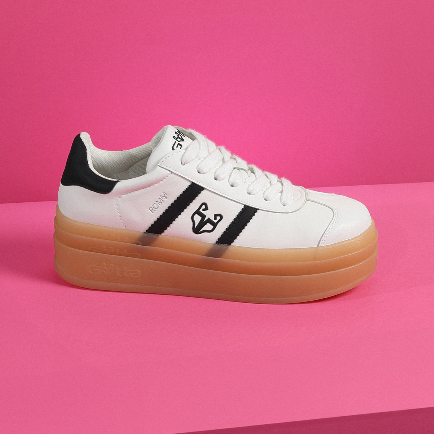 Tenis Roma Plataforma Blanco Mujer 53750