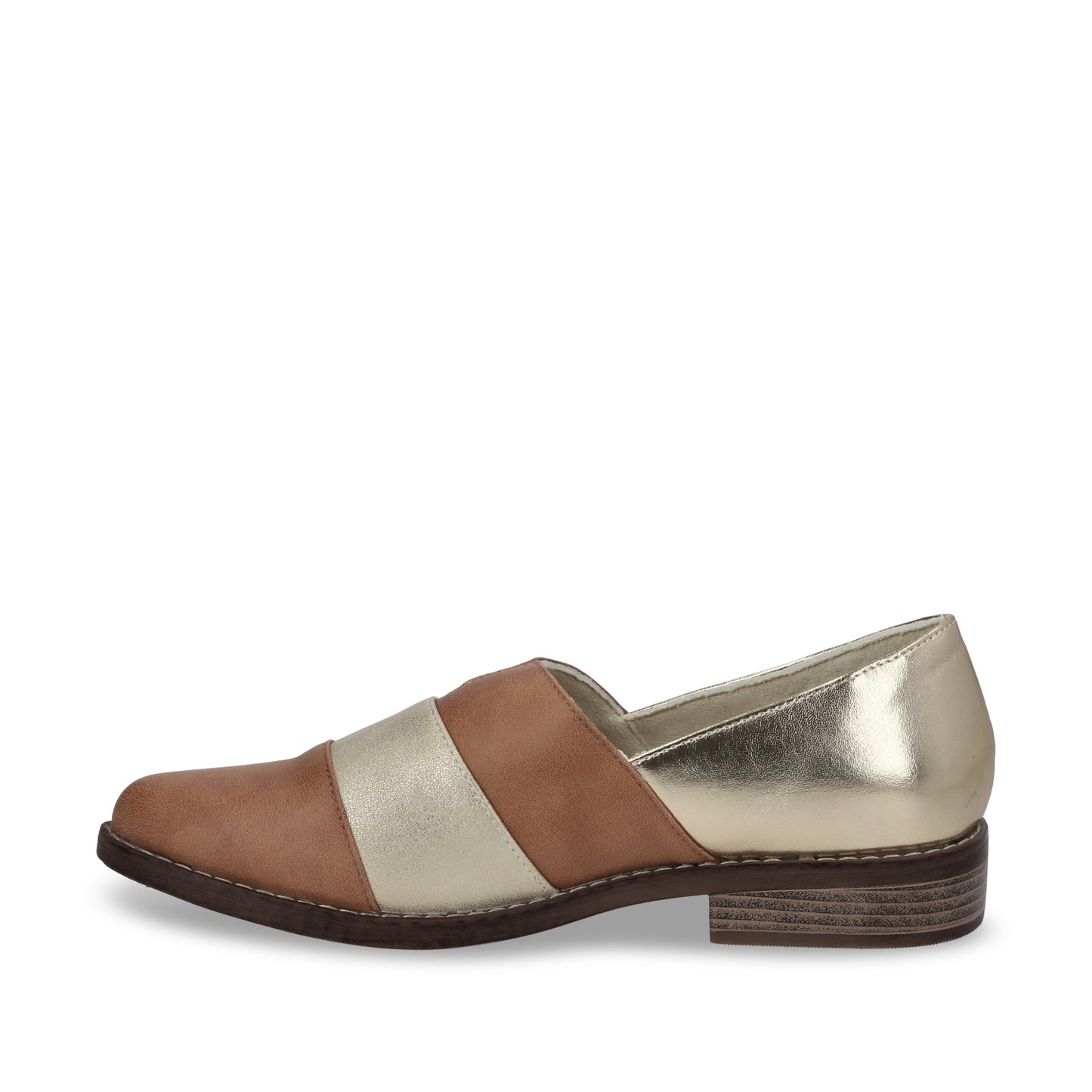 Zapato Plano Camel Mujer 17562