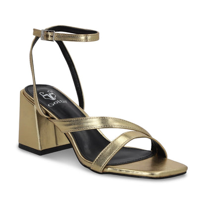Zapatilla  Dorada Mujer 35132
