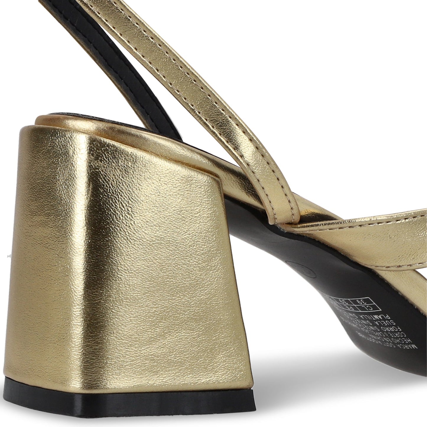 Zapatilla  Dorada Mujer 35132