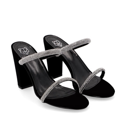 Zapatilla Negra Mujer 36124