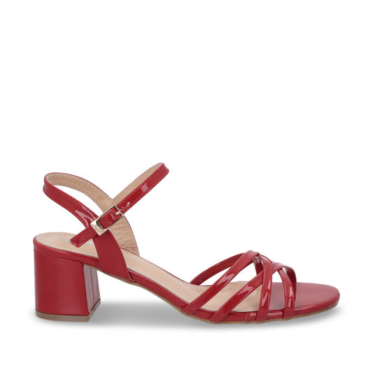 Zapatilla  Roja Mujer 55901