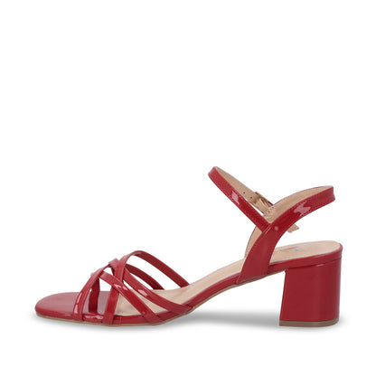 Zapatilla  Roja Mujer 55901