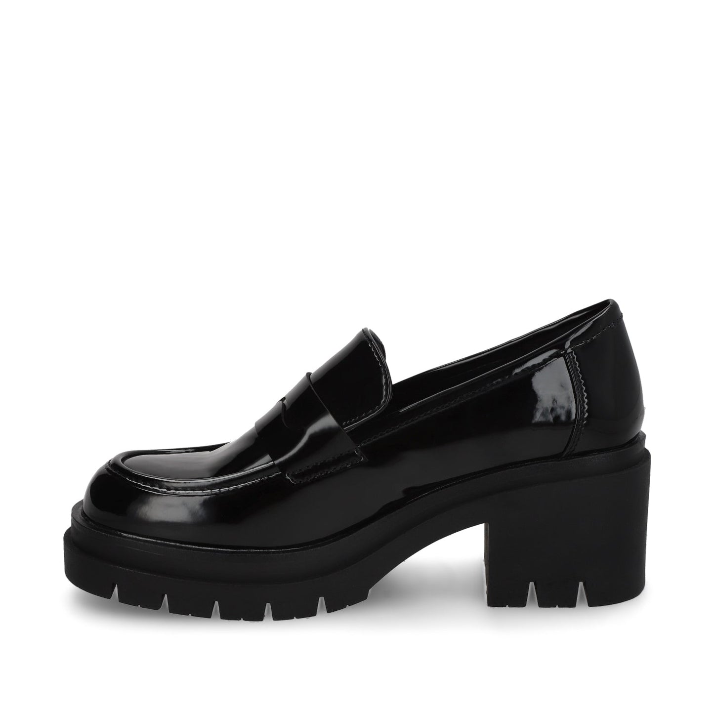Zapato Charol Negro Mujer 46202