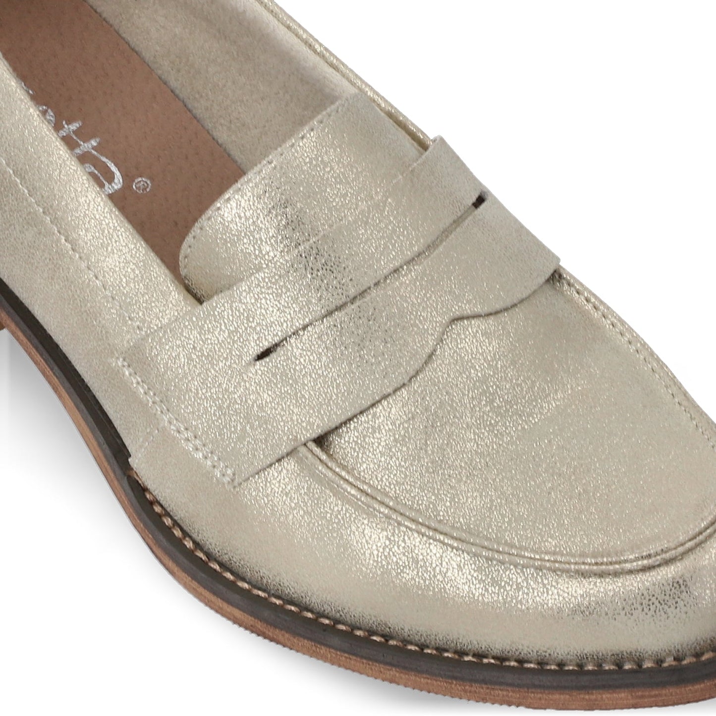 Zapato Dorado Mujer 23552