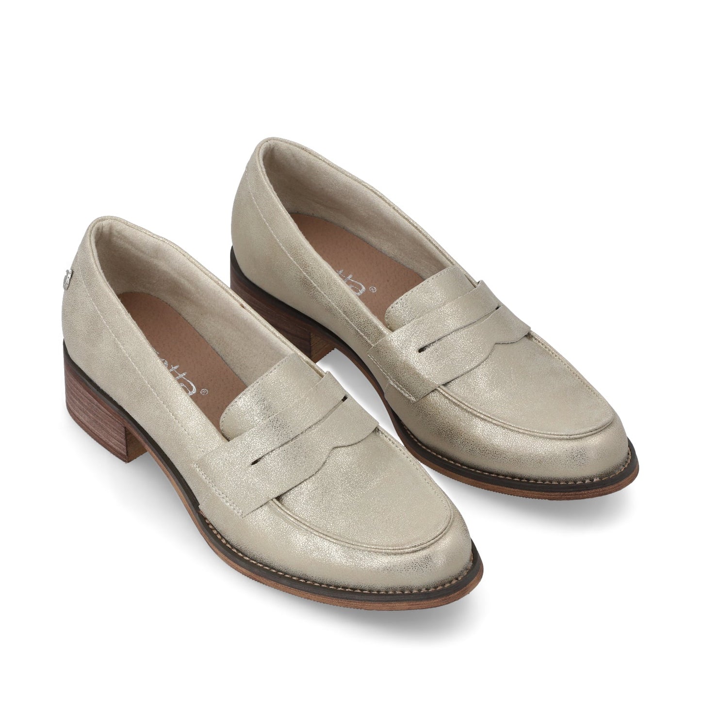 Zapato Dorado Mujer 23552