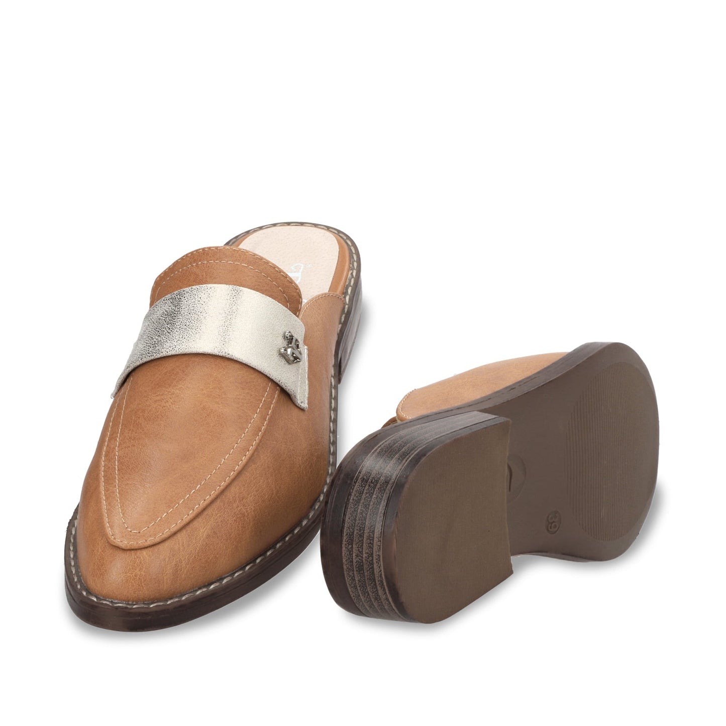 Zapato Plano Camel Mujer 17569
