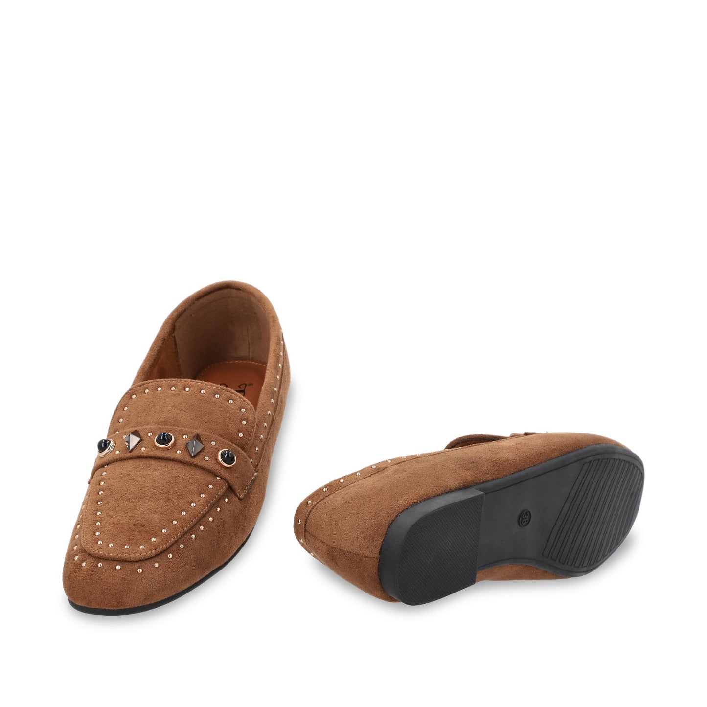 Zapato Plano Camel Mujer 54030