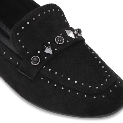 Zapato Plano Negro Mujer 54030