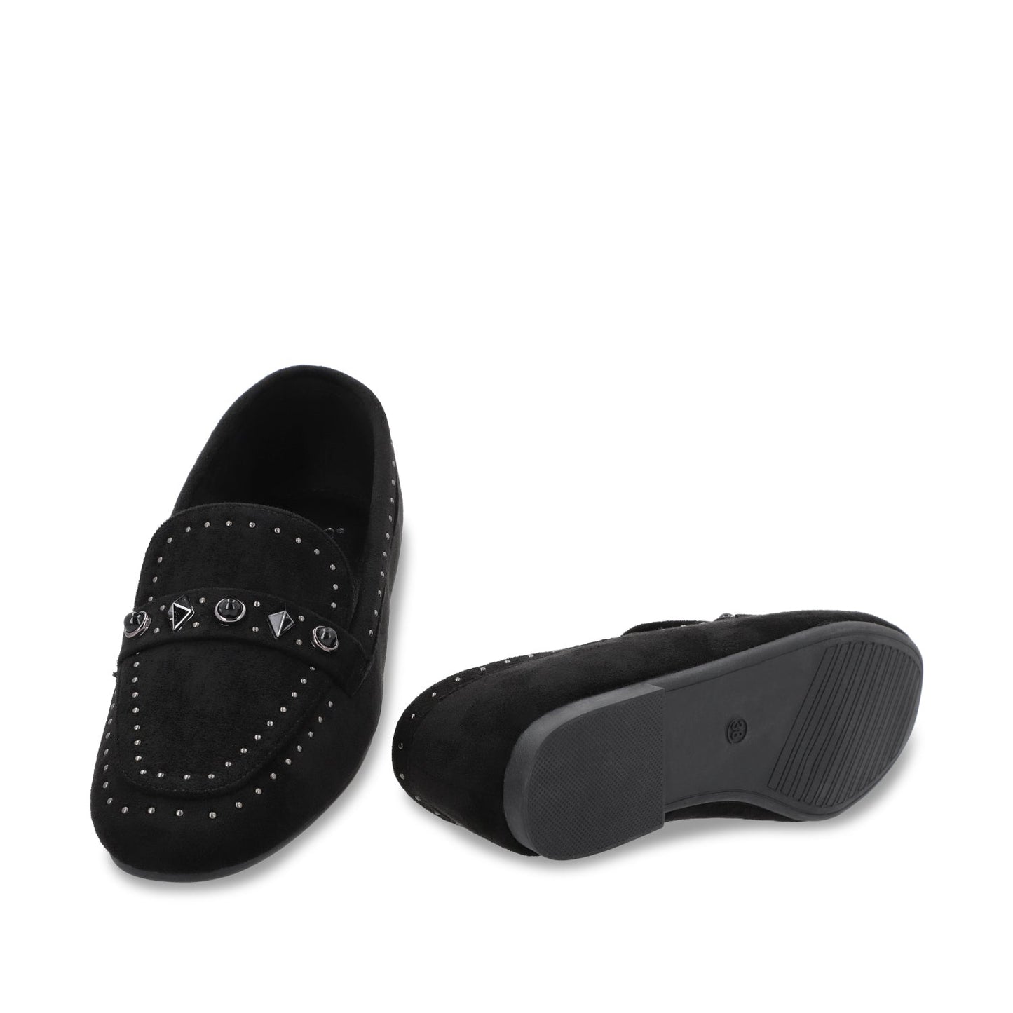 Zapato Plano Negro Mujer 54030