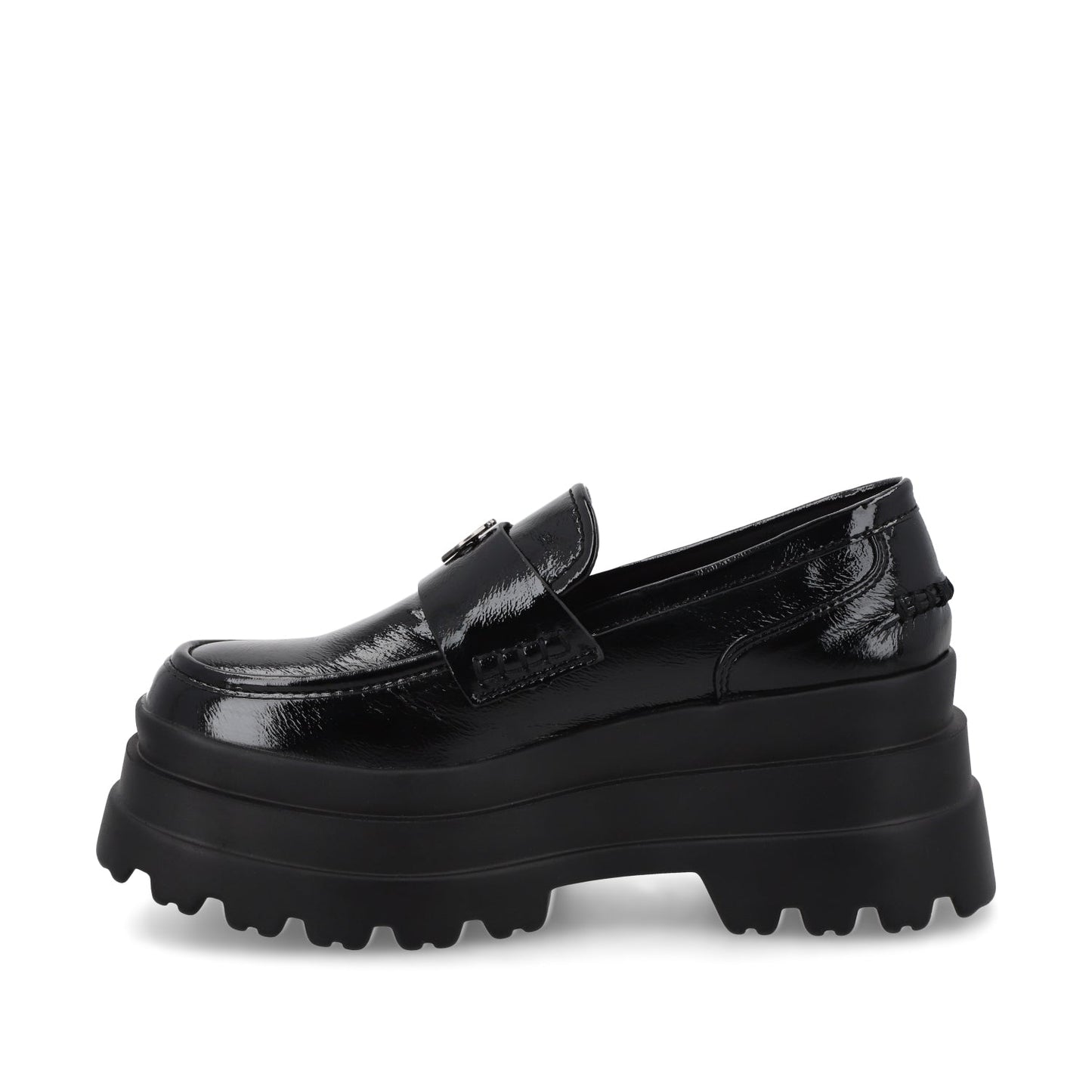 Zapato Plataforma Negro Mujer 36035
