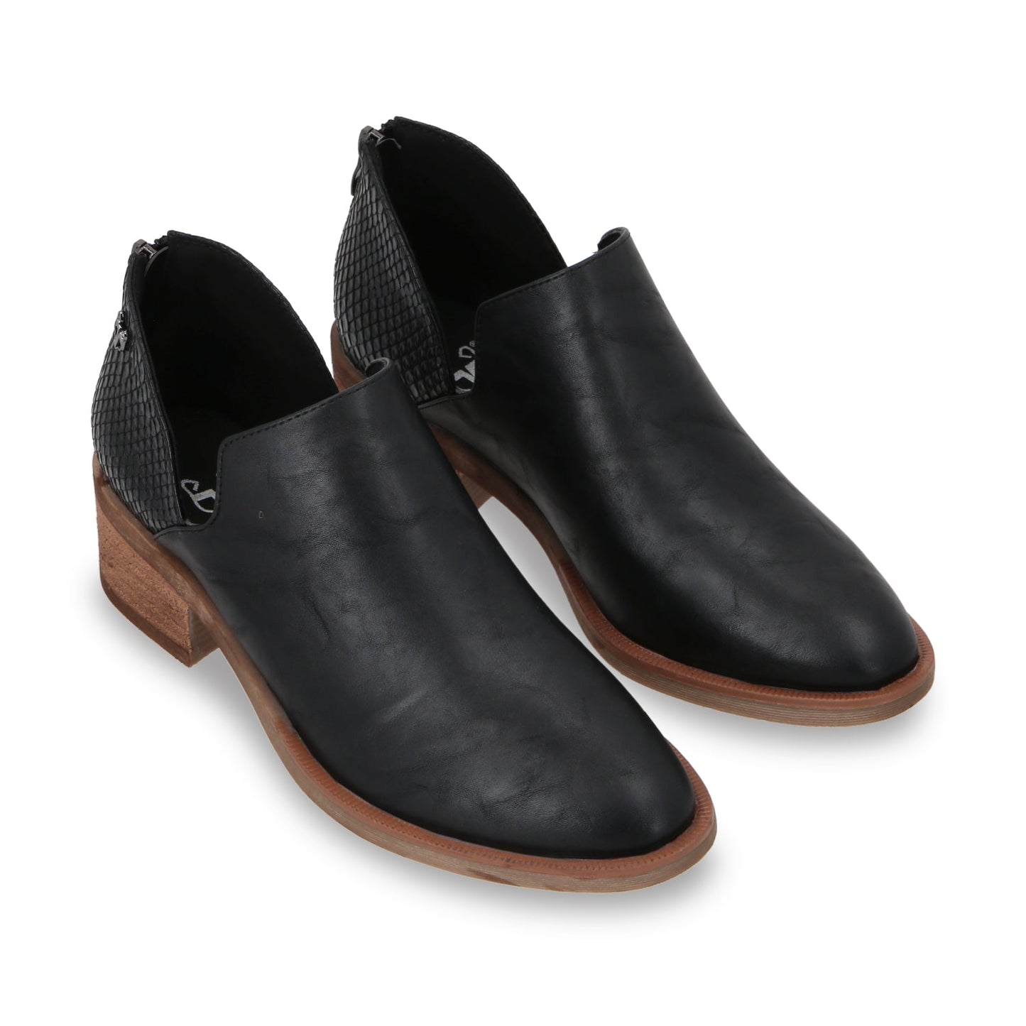 zapato Taco Negro Mujer 43108